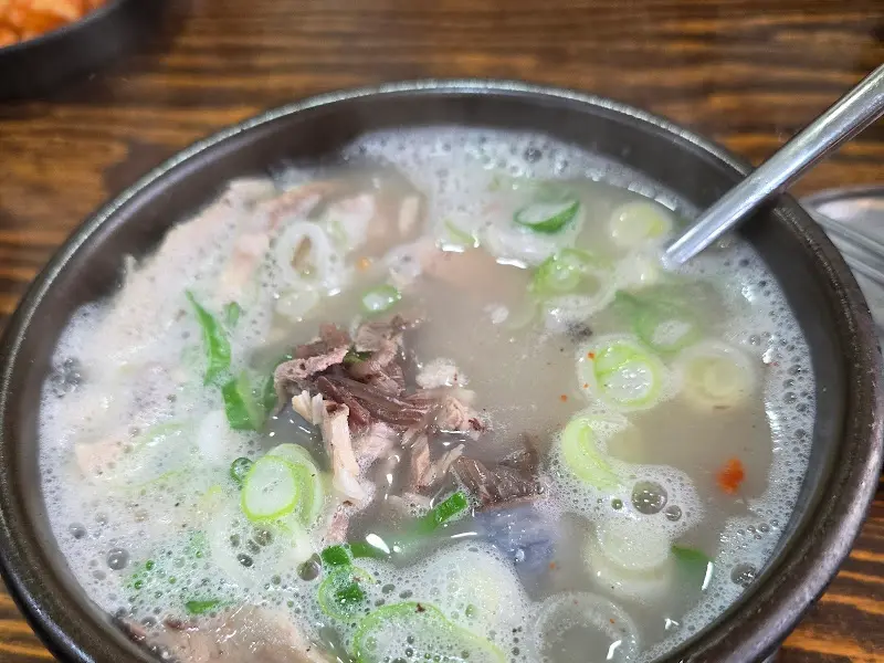 순대국밥 비주얼