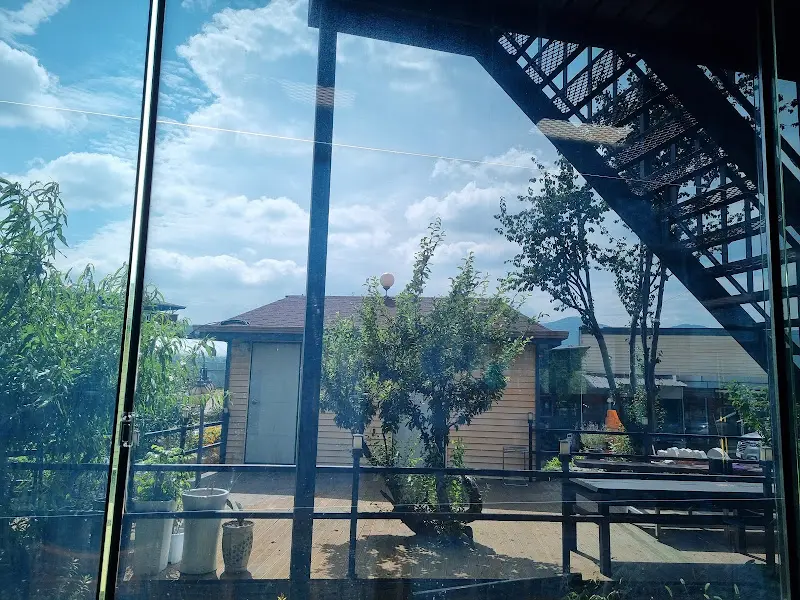 식당에서 바라본 풍경