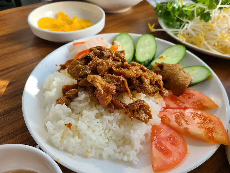 바베큐 밥의 모습