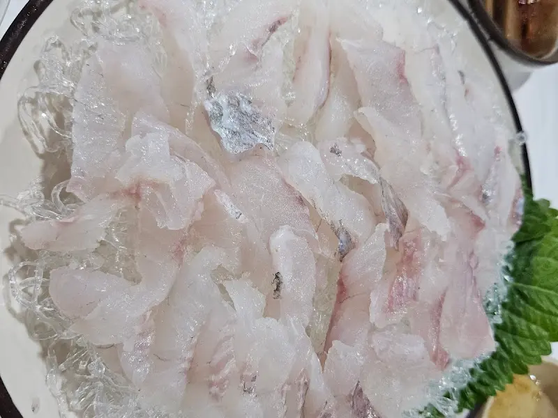 광어회 디테일