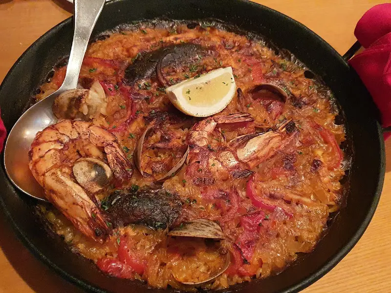 해산물 빠에야 근접샷