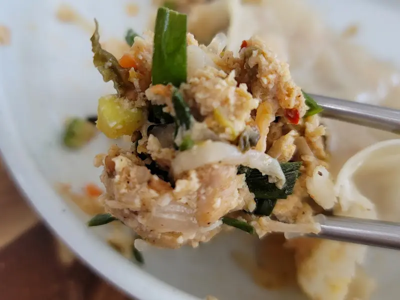 청시면옥 왕만두 속