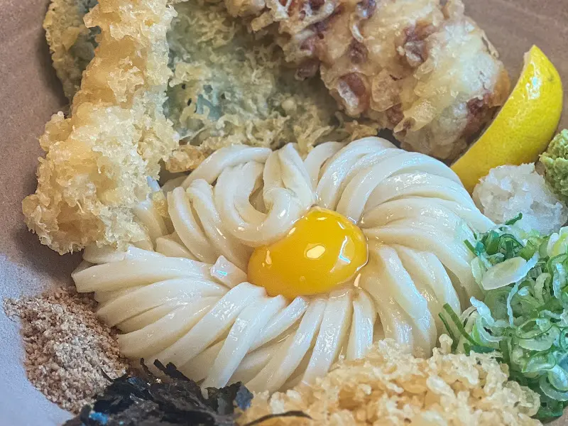 토마레제면소 덴뿌라 붓가케 우동