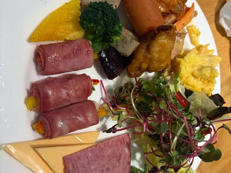 조식 뷔페 음식