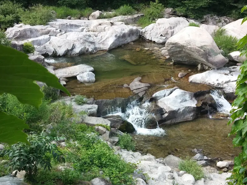 용추계곡의 풍경