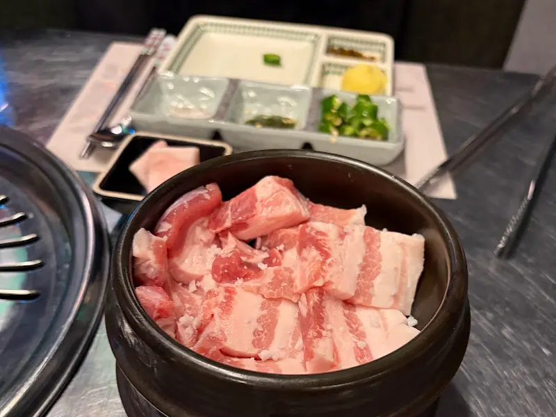 잘 정돈된 삼겹살