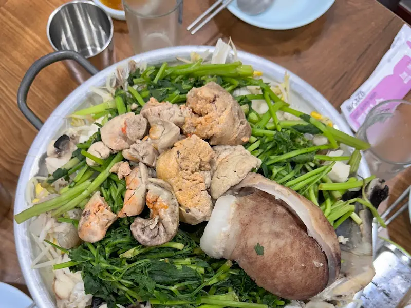 푸짐한 아구수육