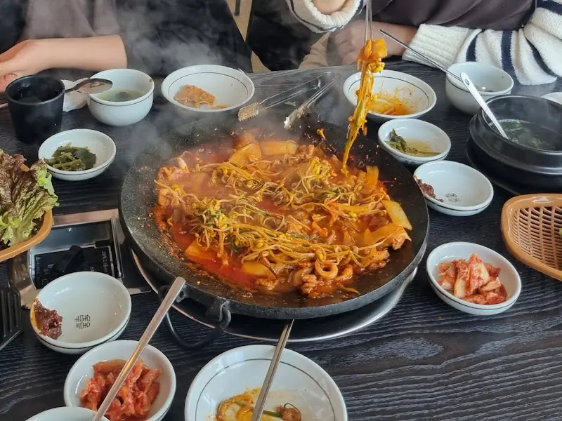 흑돼지 두루치기 조리 과정
