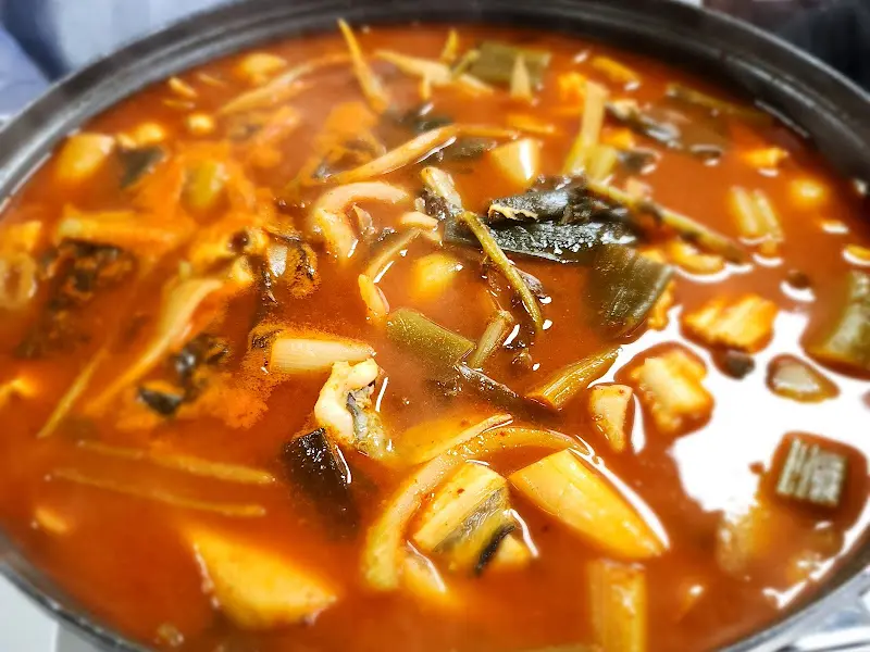 파장찌개 클로즈업