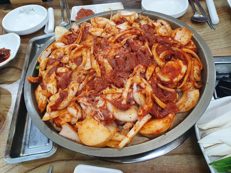 매콤달콤한 오리 불고기