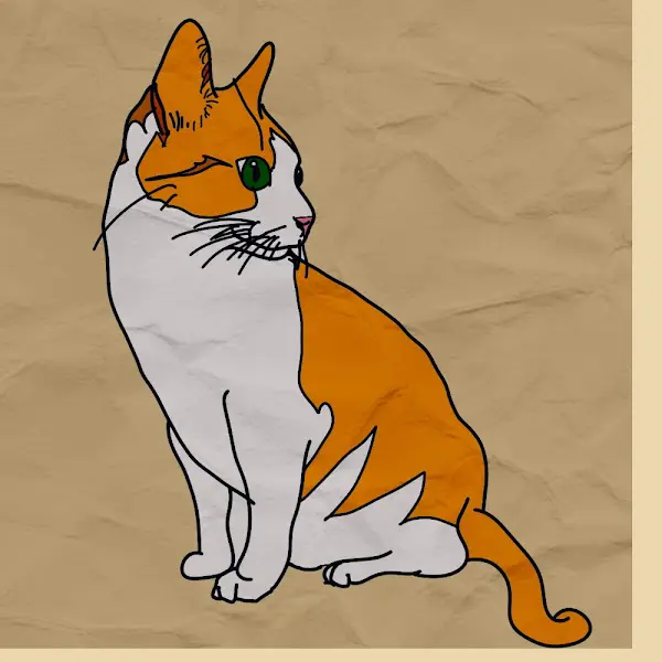 귀여운 고양이 그림