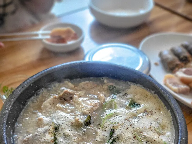 서일순대국 순대국 클로즈업