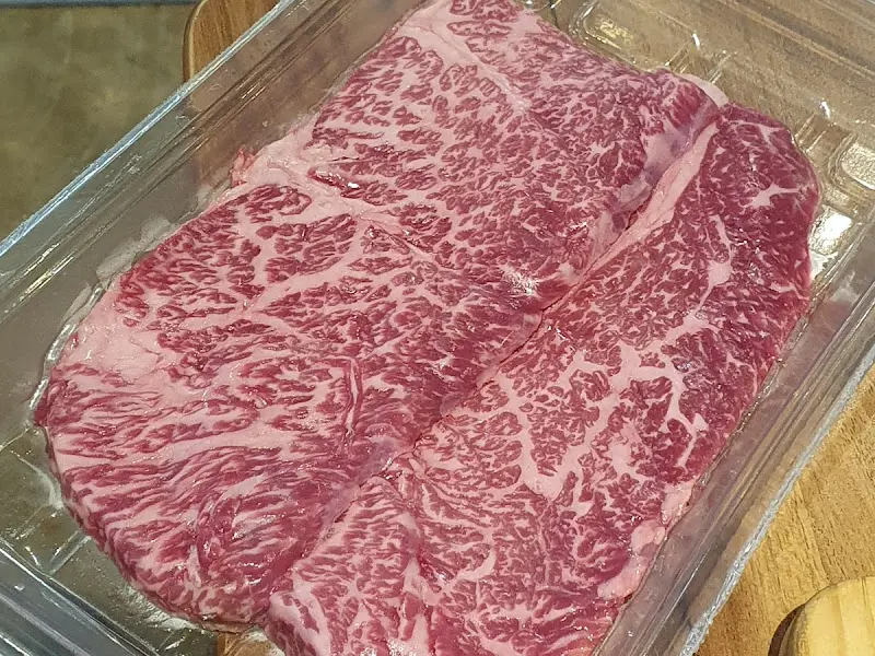 신선한 마블링의 한우