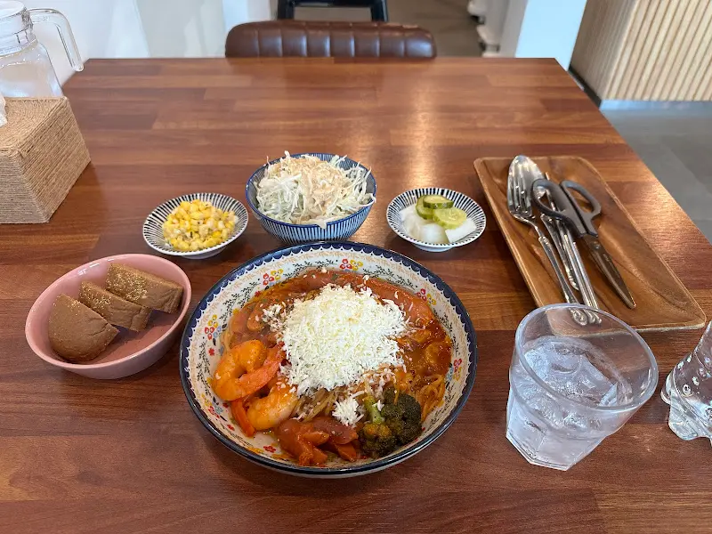 나폴리탄 파스타와 빵