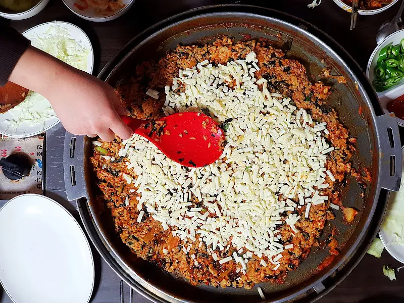치즈 볶음밥
