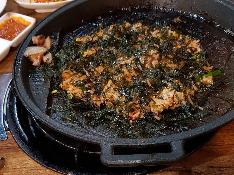 곱창 기름에 볶아먹는 볶음밥