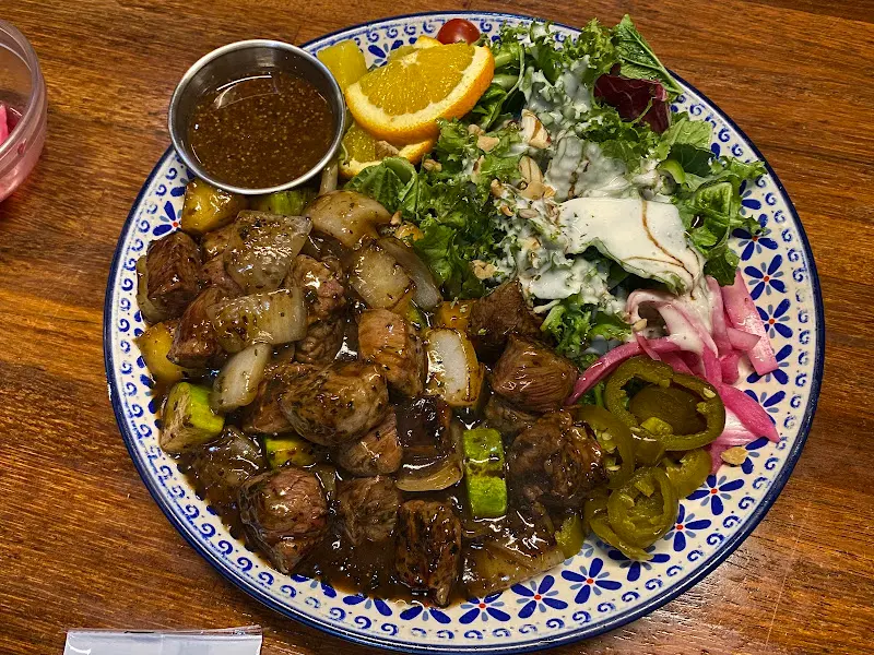 스테이크 샐러드