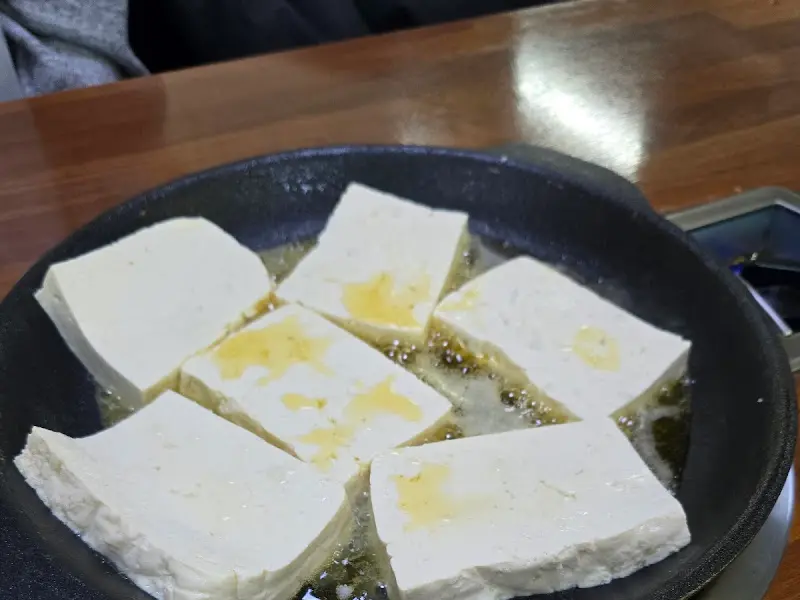 들기름 두부구이