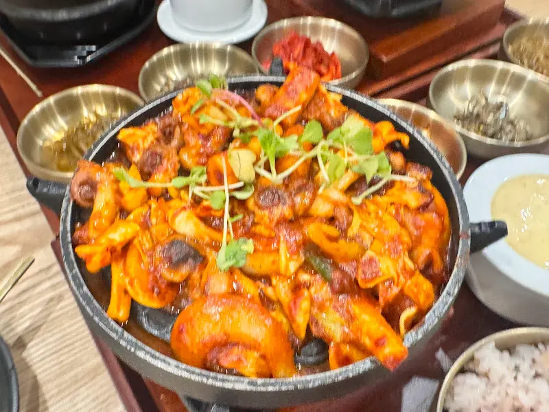 카페동이 쭈꾸미 한상