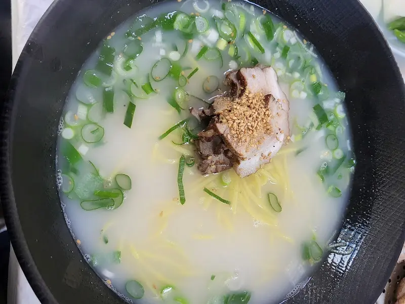 수월식당 고기국수 근접샷