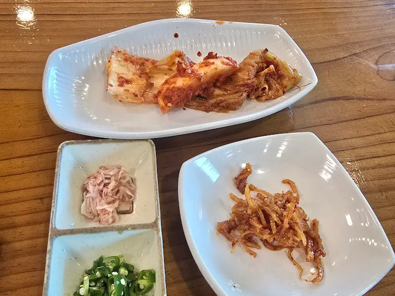 광명해장국 밑반찬