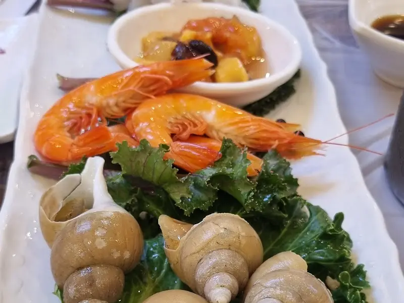 푸짐한 해산물 한 상