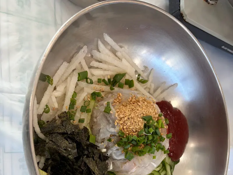 마라도 물회 비주얼