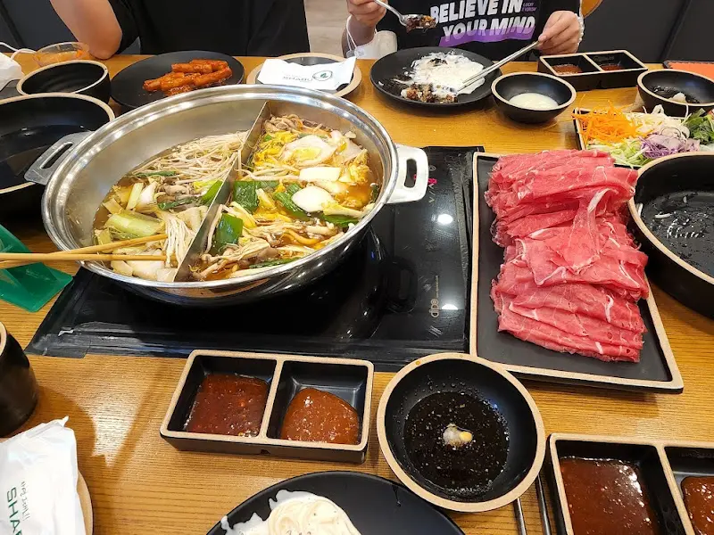 샤브샤브 풀 세팅