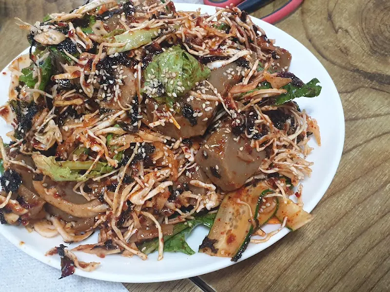 월운막국수 도토리묵