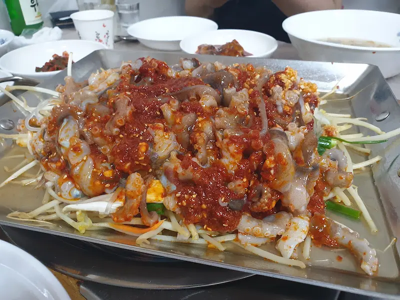 산낙지 철판볶음의 위엄