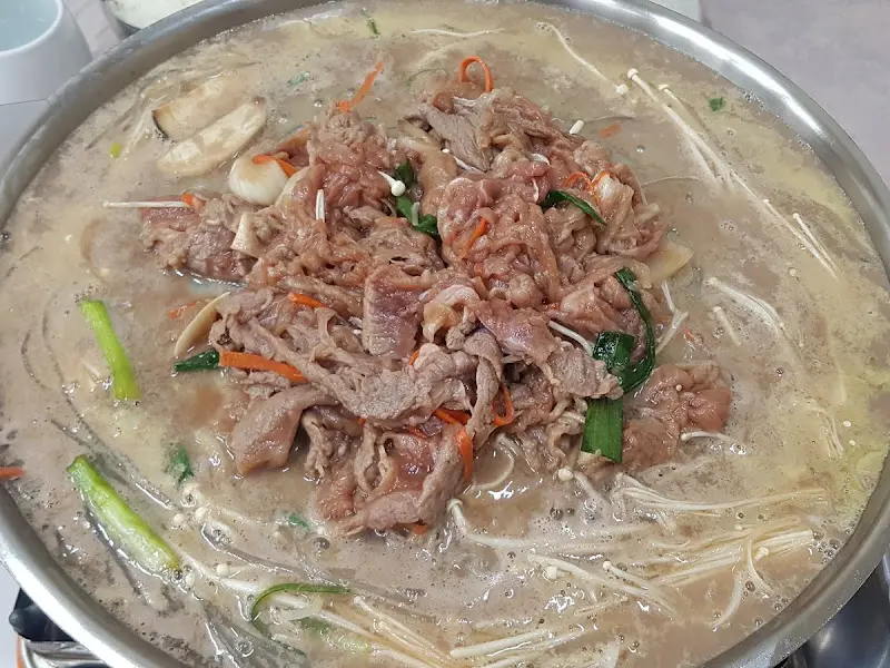 보글보글 끓는 소불고기