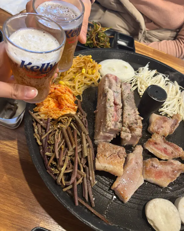 맥주와 함께