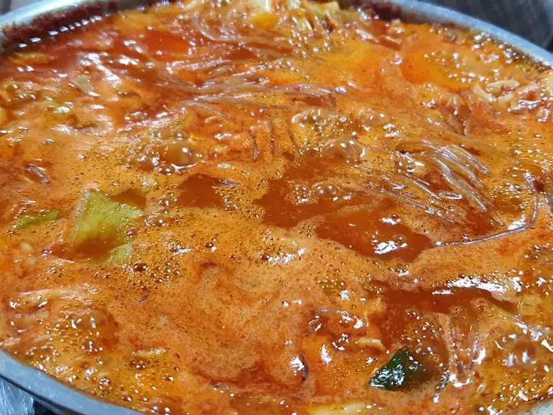 닭떡볶이 클로즈업