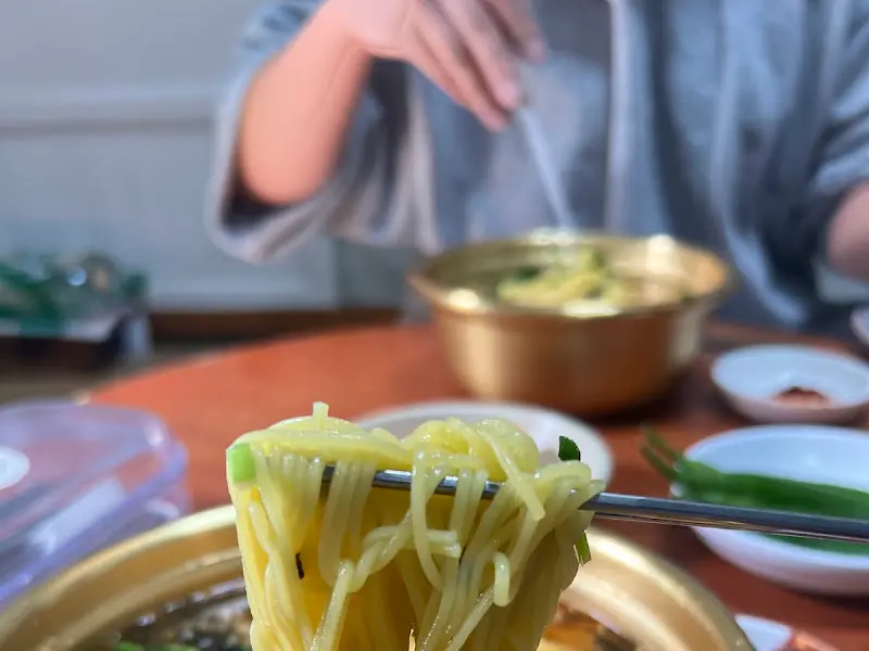 탱글탱글한 면발