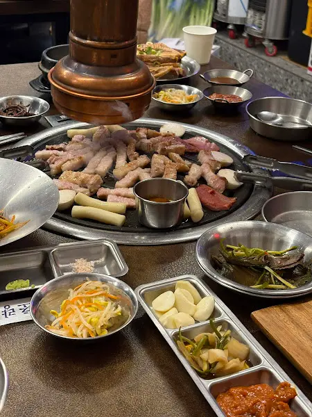 불막열삼 전체적인 상차림