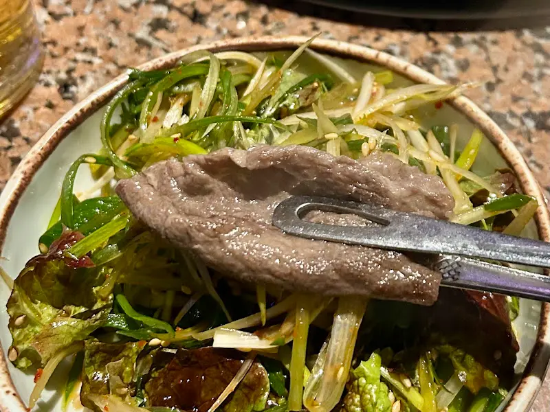 로스구이와 파채의 조화