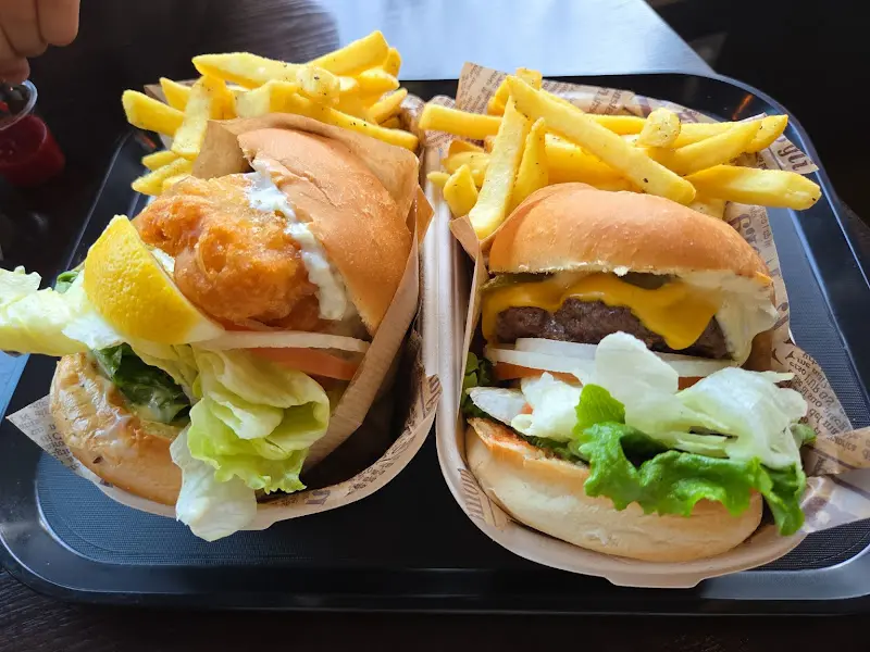 킹프라운 버거와 퐁듀 버거