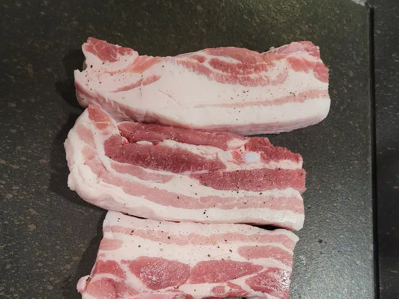 신선함이 느껴지는 삼겹살