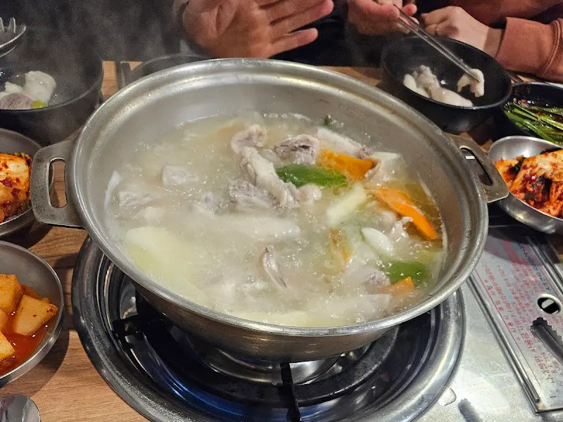 닭한마리의 푸짐한 비주얼