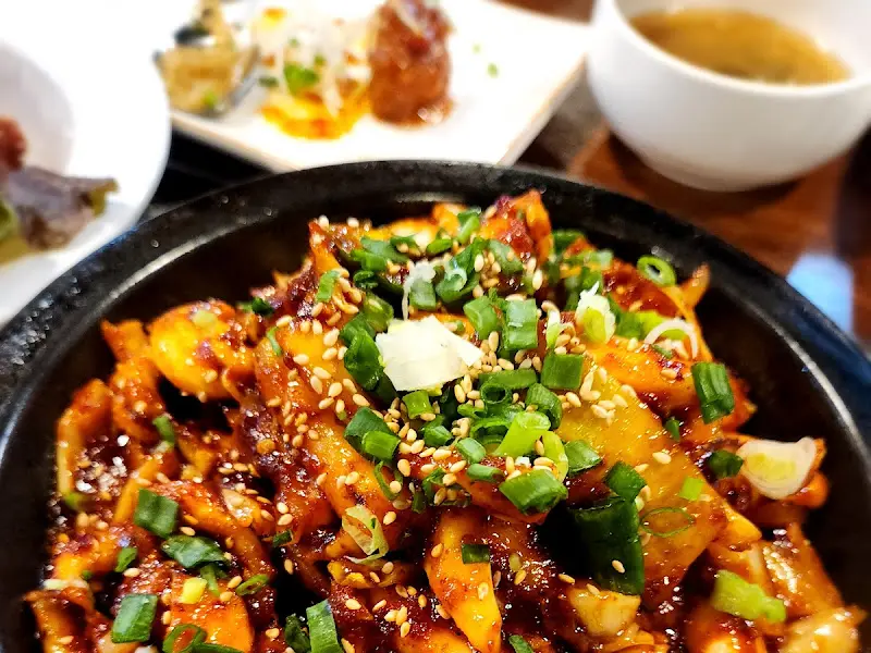 갑오징어 볶음 정식