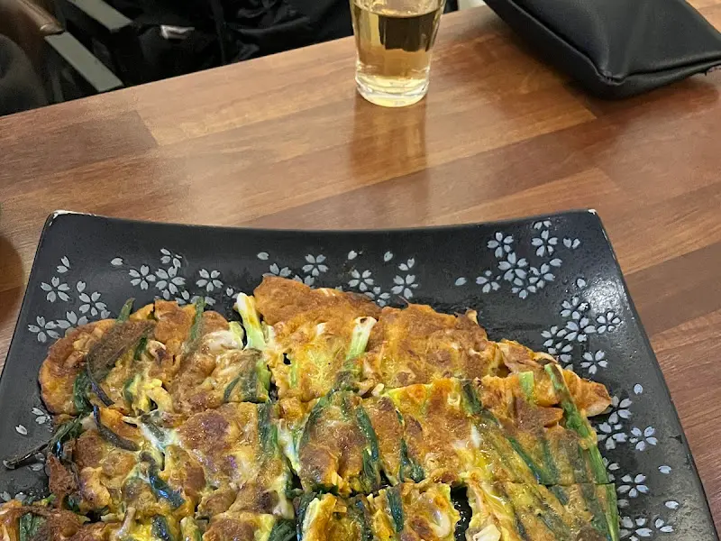 해물파전 근접샷