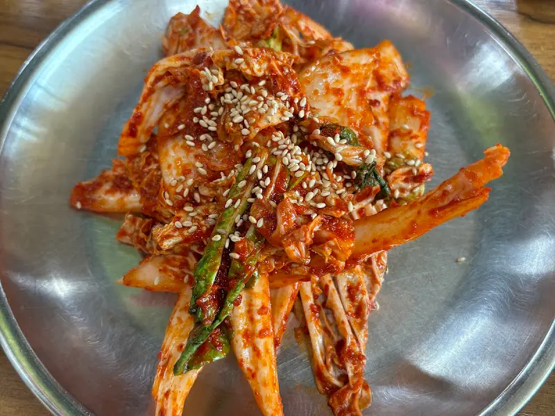 엤가칼국수의 겉절이 김치