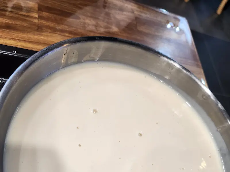 크림 콩국수 국물