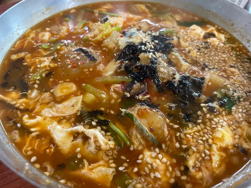금천칼국수 내부 모습