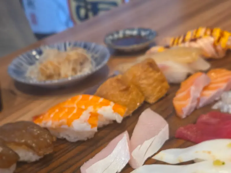 초밥 디테일 샷