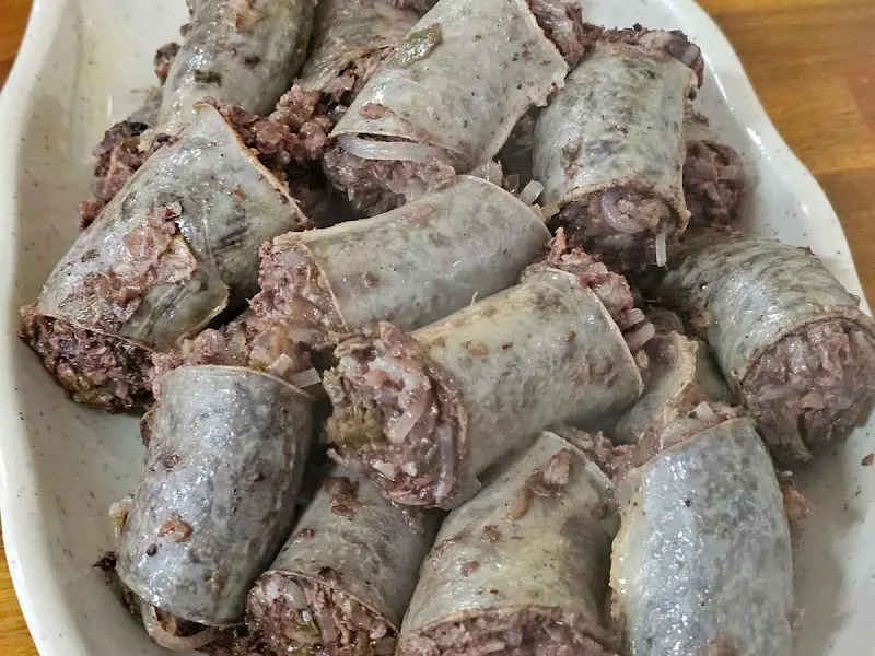 모듬순대 한 접시