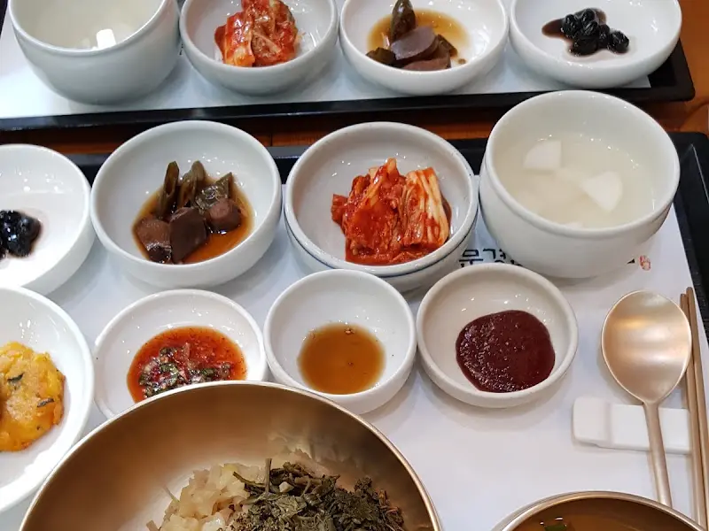 산채비빔밥 디테일 샷