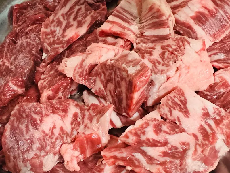 신선한 안창살의 자태