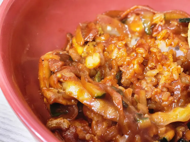 수봉반점 중화비빔밥 단면