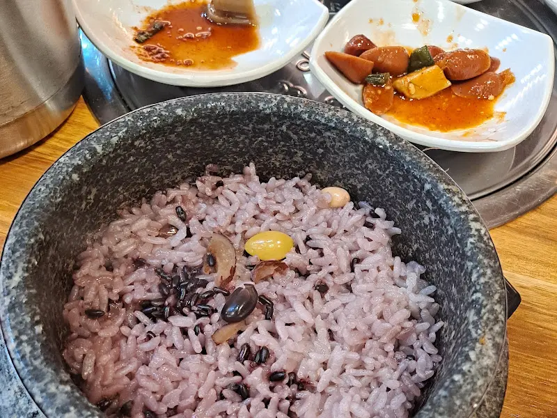 흑미 솥밥